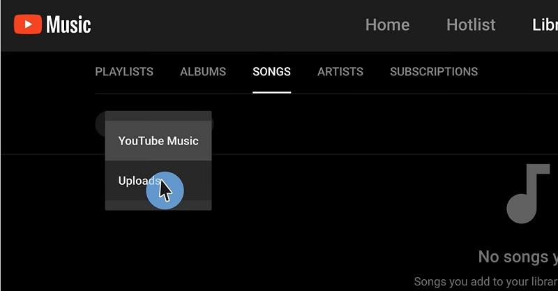 Bekijk geüploade Apple Music op YouTube Music