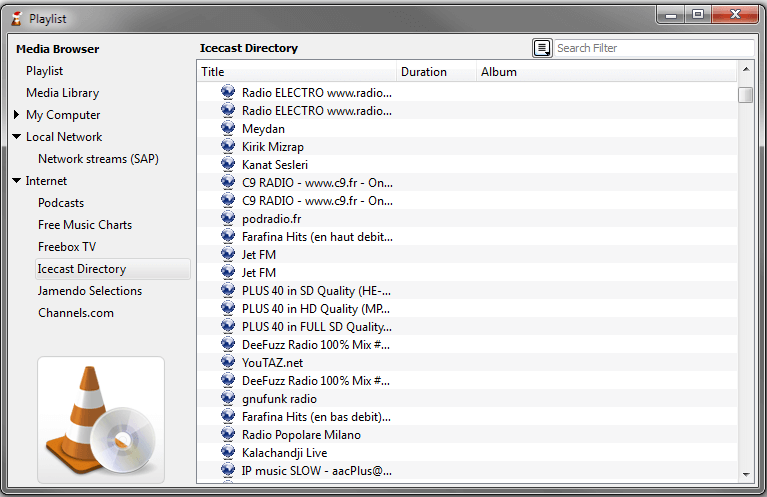 VLC Crea playlist Spotify