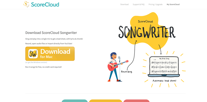 ScoreCloud SongWriter